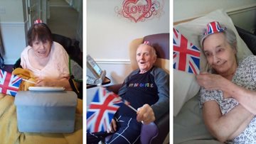 Stockport care home celebrate the 75th anniversary of VE Day